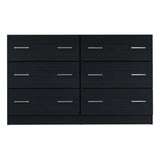 Darrahopens Furniture > Bedroom Artiss 6 Chest of Drawers Cabinet Dresser Table Tallboy Lowboy Storage Black