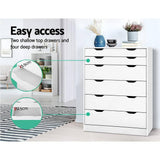 darrahopens Furniture > Bedroom Artiss 6 Chest of Drawers Tallboy Cabinet Storage Dresser Table Bedroom Storage