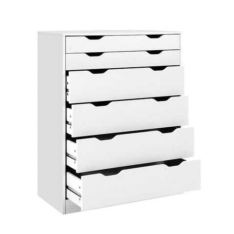 darrahopens Furniture > Bedroom Artiss 6 Chest of Drawers Tallboy Cabinet Storage Dresser Table Bedroom Storage