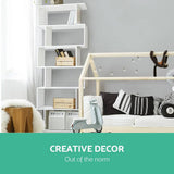 darrahopens Furniture > Bedroom Artiss 6 Tier Display Shelf - White
