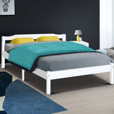 darrahopens Furniture > Bedroom Artiss Bed Frame Double Full Size Wooden Mattress Base Timber Platform