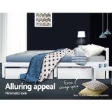 darrahopens Furniture > Bedroom Artiss Bed Frame Double Full Size Wooden Mattress Base Timber Platform