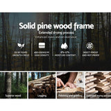darrahopens Furniture > Bedroom Artiss Bed Frame Double Full Size Wooden Mattress Base Timber Platform