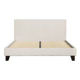 Darrahopens Furniture > Bedroom Artiss Bed Frame Double Size Boucle Fabric Mattress Base Platform Wooden