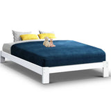 darrahopens Furniture > Bedroom Artiss Bed Frame Double Size Wooden Bed Base JADE Timber Foundation Mattress