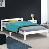 darrahopens Furniture > Bedroom Artiss Bed Frame King Single Size Wooden Mattress Base Timber Platform