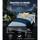 darrahopens Furniture > Bedroom Artiss Bed Frame King Single Size Wooden Mattress Base Timber Platform