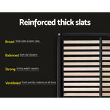 darrahopens Furniture > Bedroom Artiss Bed Frame King Size Gas Lift Base With Storage White Leather Tiyo Collection