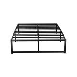Darrahopens Furniture > Bedroom Artiss Bed Frame Metal Platform Double Size Bed Base Mattress Black TINO