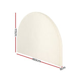 Darrahopens Furniture > Bedroom Artiss Bed Frame Queen Size Bed Head Boucle Headboard Bedhead Base GREI White