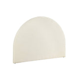 Darrahopens Furniture > Bedroom Artiss Bed Frame Queen Size Bed Head Boucle Headboard Bedhead Base GREI White