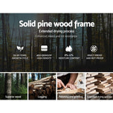 darrahopens Furniture > Bedroom Artiss Bed Frame Queen Wooden Bed Base Frame Size Timber Mattress Platform