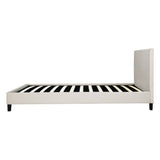 Darrahopens Furniture > Bedroom Artiss Bed Frame Single Size Boucle Fabric Mattress Base Platform Wooden