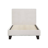 Darrahopens Furniture > Bedroom Artiss Bed Frame Single Size Boucle Fabric Mattress Base Platform Wooden
