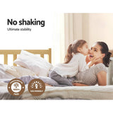 Darrahopens Furniture > Bedroom Artiss Bed Frame Wooden Double Size Bed Base Pine Timber Mattress Foundation Oak