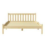 Darrahopens Furniture > Bedroom Artiss Bed Frame Wooden Double Size Bed Base Pine Timber Mattress Foundation Oak