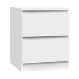 darrahopens Furniture > Bedroom Artiss Bedside Table Cabinet Lamp Side Tables Drawers Nightstand Unit White