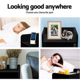 darrahopens Furniture > Bedroom Artiss Bedside Table Drawer - Black