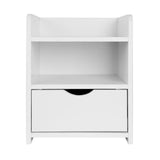 darrahopens Furniture > Bedroom Artiss Bedside Table Drawer - White