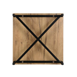 Darrahopens Furniture > Bedroom Artiss Bedside Table Drawers Shelf Side Nightstand Storage Bedroom Rust Oak