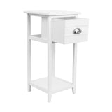 darrahopens Furniture > Bedroom Artiss Bedside Table Nightstand Drawer Storage Cabinet Lamp Side Shelf White
