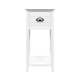 darrahopens Furniture > Bedroom Artiss Bedside Table Nightstand Drawer Storage Cabinet Lamp Side Shelf White