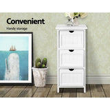 darrahopens Furniture > Bedroom Artiss Bedside Table - White