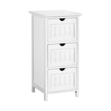 darrahopens Furniture > Bedroom Artiss Bedside Table - White