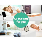 darrahopens Furniture > Bedroom Artiss Bedside Tables 2 Drawers Side Table Storage Nightstand White Bedroom Wood