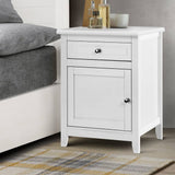 darrahopens Furniture > Bedroom Artiss Bedside Tables Big Storage Drawers Cabinet Nightstand Lamp Chest White
