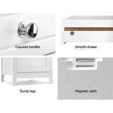 darrahopens Furniture > Bedroom Artiss Bedside Tables Big Storage Drawers Cabinet Nightstand Lamp Chest White