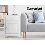 darrahopens Furniture > Bedroom Artiss Bedside Tables Big Storage Drawers Cabinet Nightstand Lamp Chest White