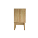 Darrahopens Furniture > Bedroom Artiss Bedside Tables Rattan 2 Drawers Side Table Nightstand Storage Cabinet