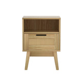 Darrahopens Furniture > Bedroom Artiss Bedside Tables Rattan Drawers Side Table Nightstand Storage Cabinet Wood