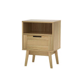 Darrahopens Furniture > Bedroom Artiss Bedside Tables Rattan Drawers Side Table Nightstand Storage Cabinet Wood
