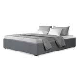 darrahopens Furniture > Bedroom Artiss Double Full Size Gas Lift Bed Frame Base With Storage Platform Fabric