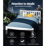 darrahopens Furniture > Bedroom Artiss Double Full Size Wooden Bed Frame SOFIE Pine Timber Mattress Base Bedroom