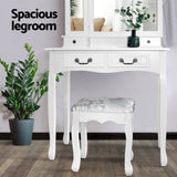 darrahopens Furniture > Bedroom Artiss Dressing Table with Mirror - White