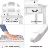 darrahopens Furniture > Bedroom Artiss Dressing Table with Mirror - White