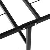 darrahopens Furniture > Bedroom Artiss Folding Double Metal Bed Frame - Black