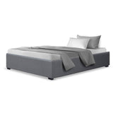 darrahopens Furniture > Bedroom Artiss King Single Size Gas Lift Bed Frame Base With Storage Platform Fabric