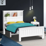 darrahopens Furniture > Bedroom Artiss King Single Wooden Timber Bed Frame