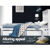 darrahopens Furniture > Bedroom Artiss King Single Wooden Timber Bed Frame