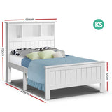 darrahopens Furniture > Bedroom Artiss King Single Wooden Timber Bed Frame