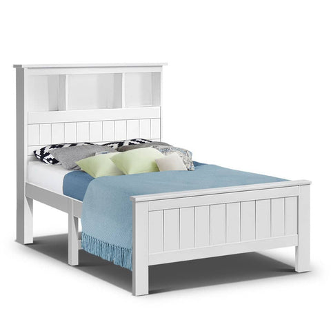 darrahopens Furniture > Bedroom Artiss King Single Wooden Timber Bed Frame