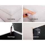 darrahopens Furniture > Bedroom Artiss Large Fabric Storage Ottoman - Beige