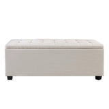darrahopens Furniture > Bedroom Artiss Large Fabric Storage Ottoman - Beige