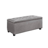 darrahopens Furniture > Bedroom Artiss Large Fabric Storage Ottoman - Light Grey