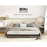 Darrahopens Furniture > Bedroom Artiss Metal Bed Frame Queen Size Bed Base Mattress Platform Black BERU