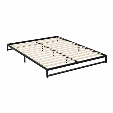 Darrahopens Furniture > Bedroom Artiss Metal Bed Frame Queen Size Bed Base Mattress Platform Black BERU